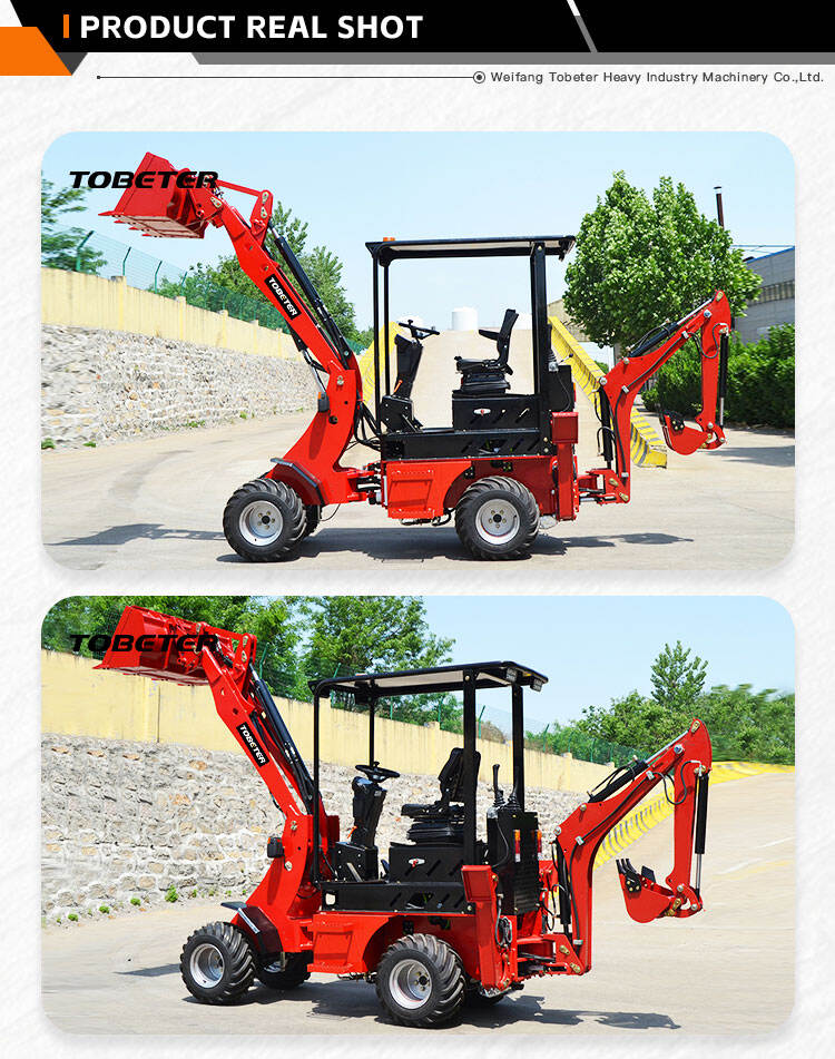 Small Backhoe Loader