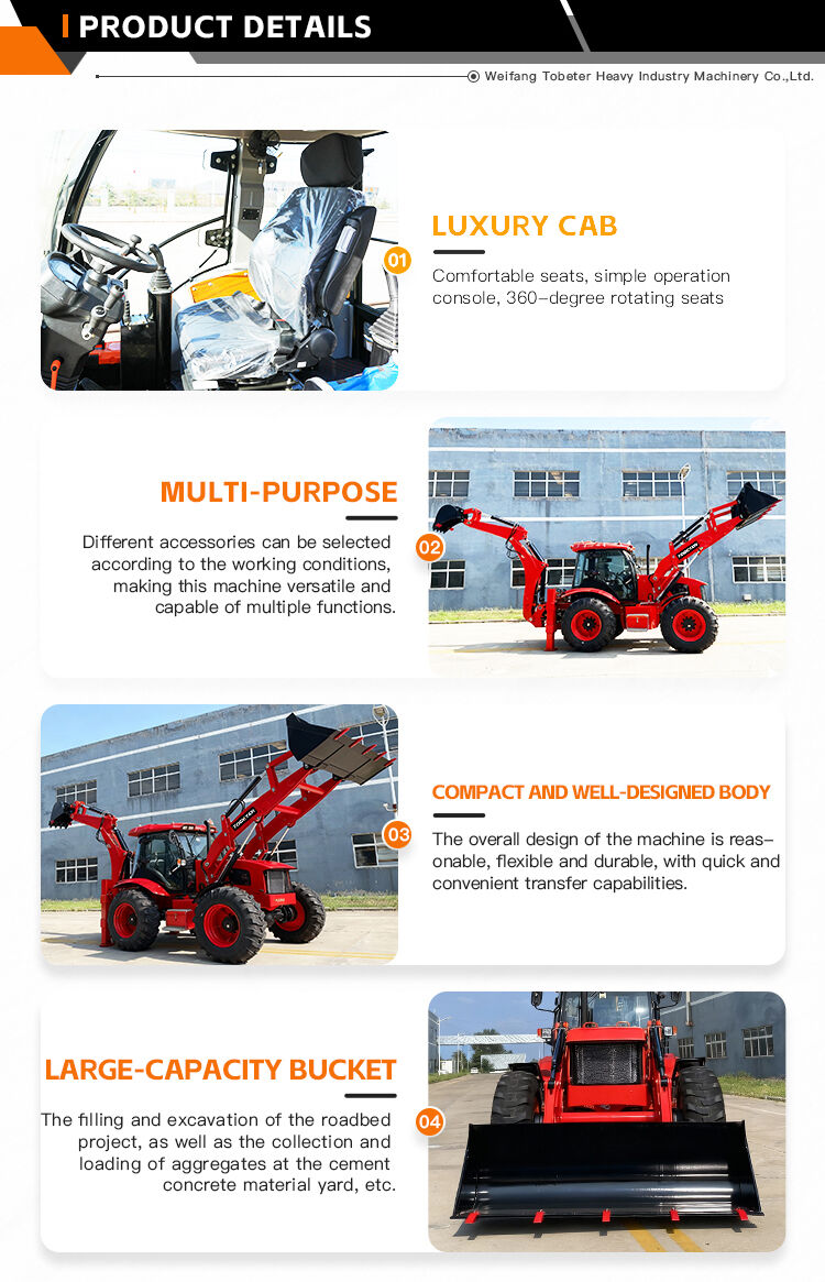 High-Efficient Backhoe Loader