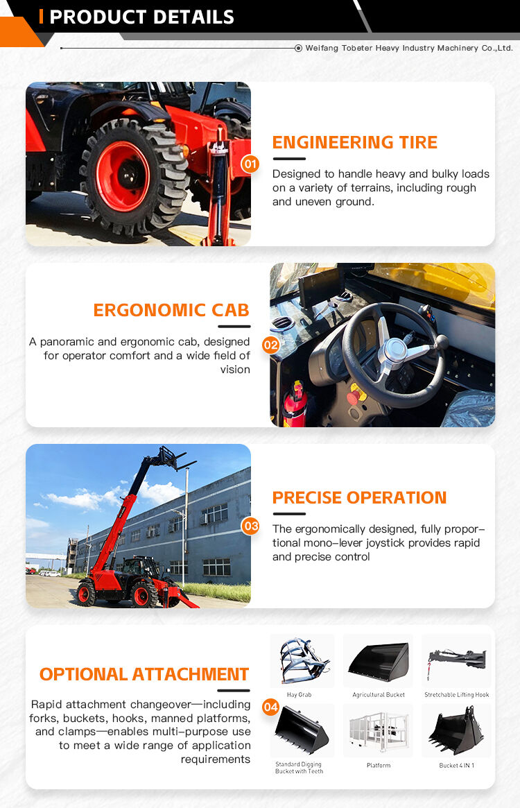 Telescopic Boom Forklift Features
