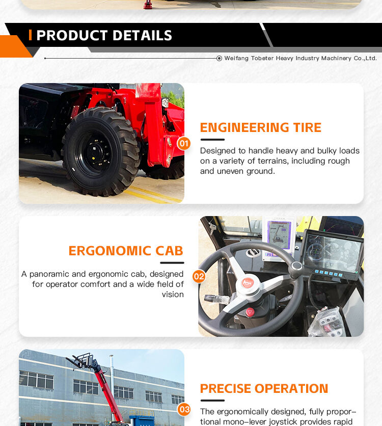5 ton Large Telehandler TR1440 details