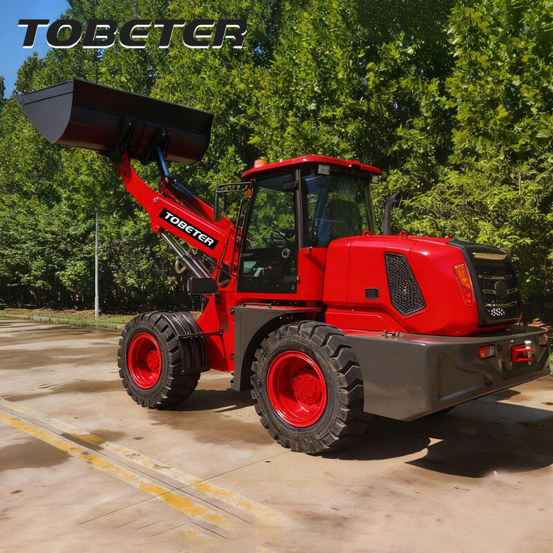 Telescopic Loader-TL2500-discharge hopper