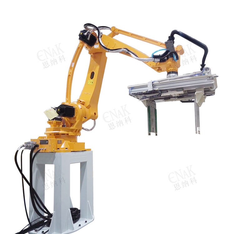 Automatic Robot Palletizer For Carton  Case  Box  Bag Palletizing ENK-MD120-2400