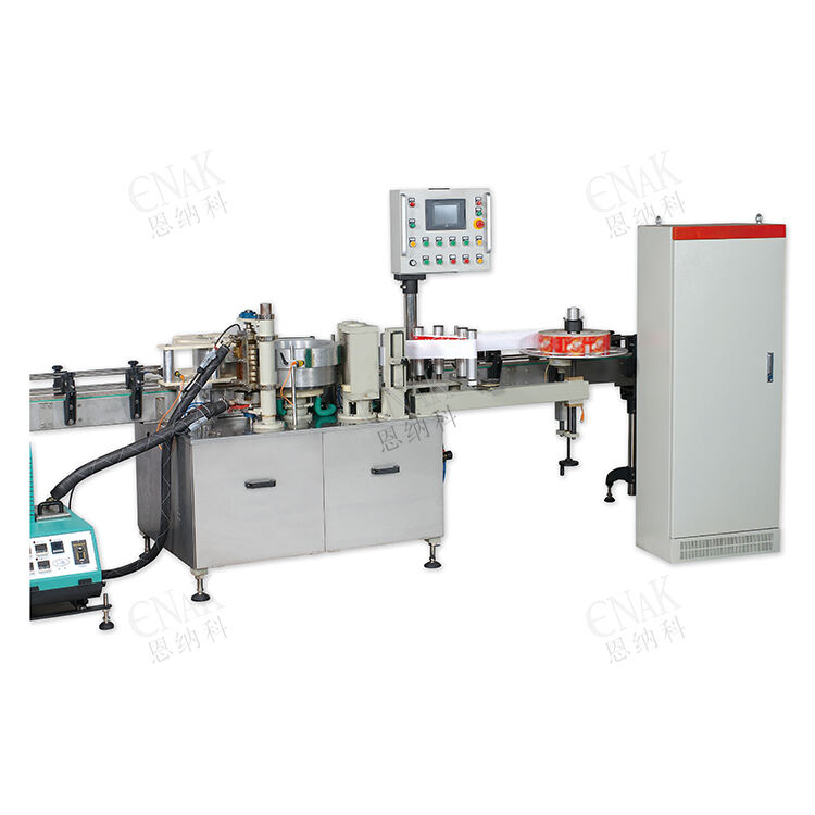 Industrial Hot Melt Labeler for Bottles Cans Jars Cups ENKL-02