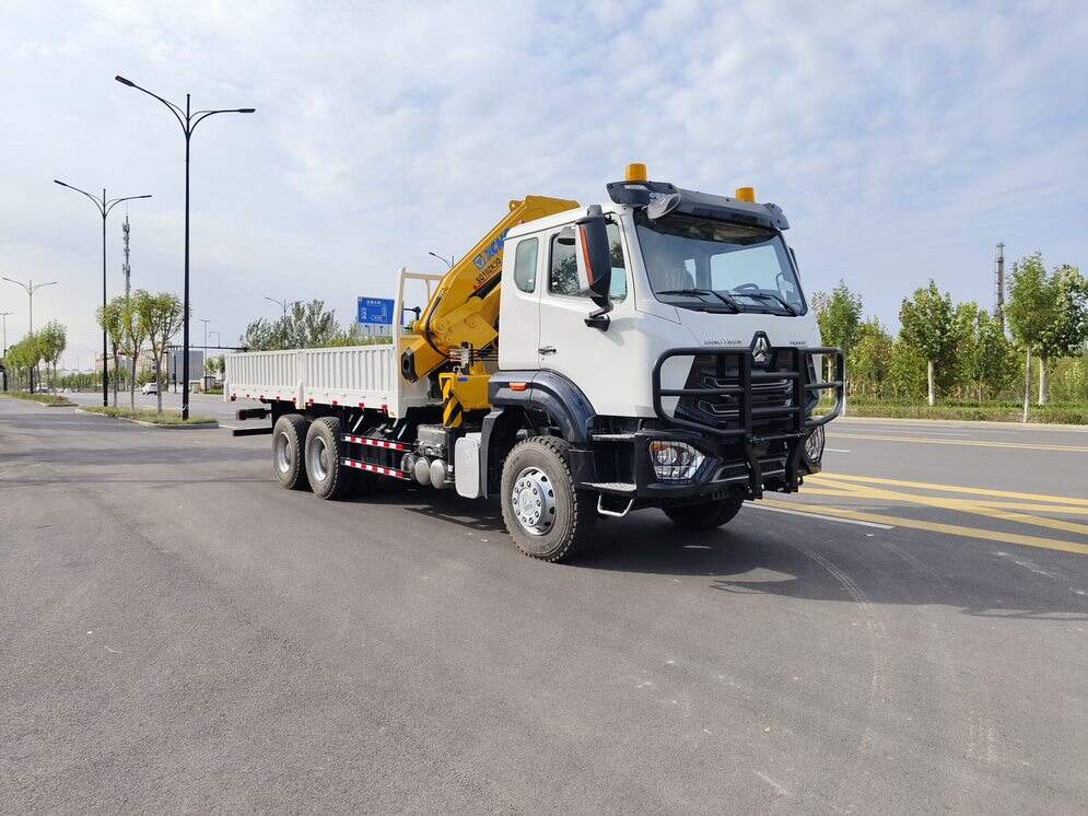 CAMIÓN GRÚA SINOTRUK 6X4 IZQUIERDO (Hiab de 10 toneladas)