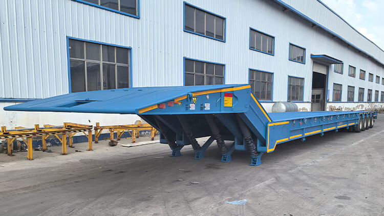 100T Folding Gooseneck Trailer