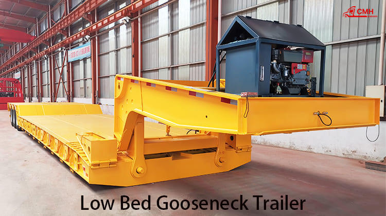 80 Ton Low Bed Gooseneck Trailer