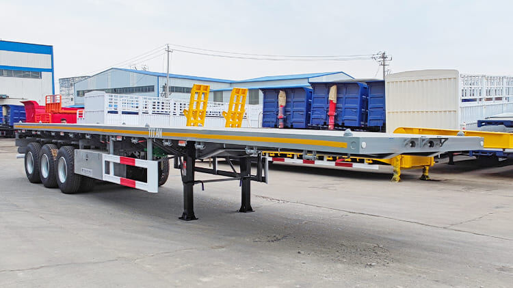 Tri Axle 40Ft Flatbed Trailer