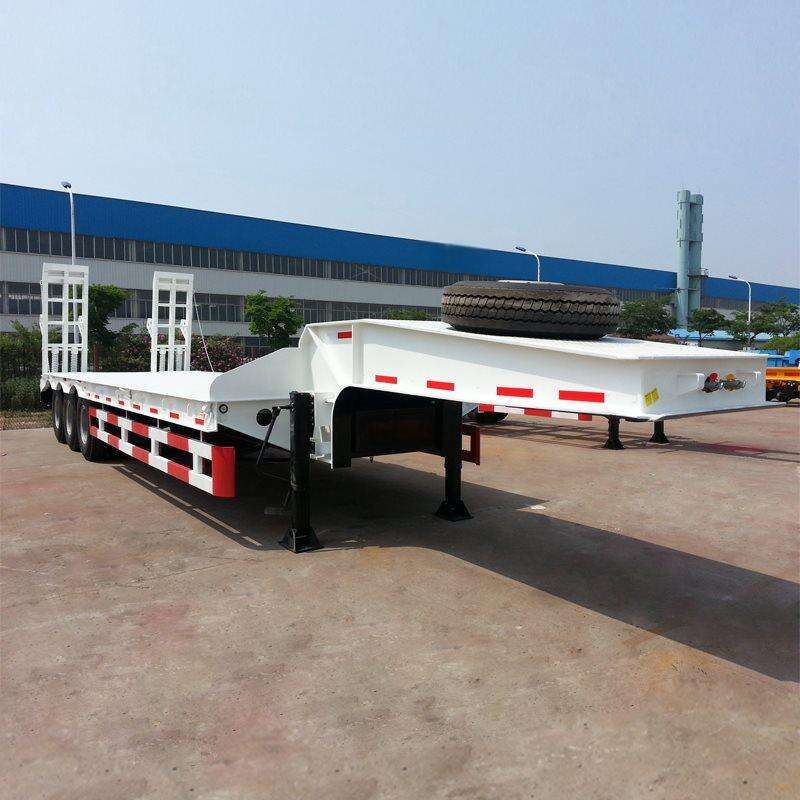 75 TON 3 axle lowbed semi trailer