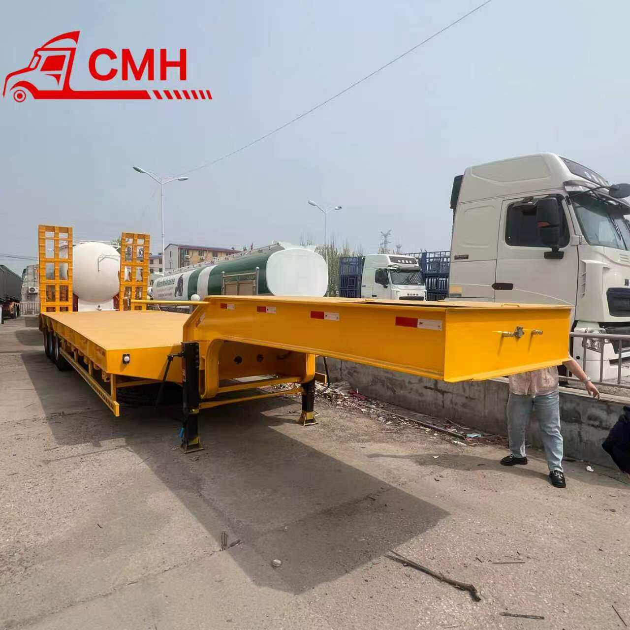 CMHTRUCK бага өндөрт хагас түлхүүрт тэрэг — 60 тонн хүчирдүүлэх чадварын хүчинтэй ачаа төвд, машин-төхөөрөмжүүдийн түлхүүрт төвд зориулж