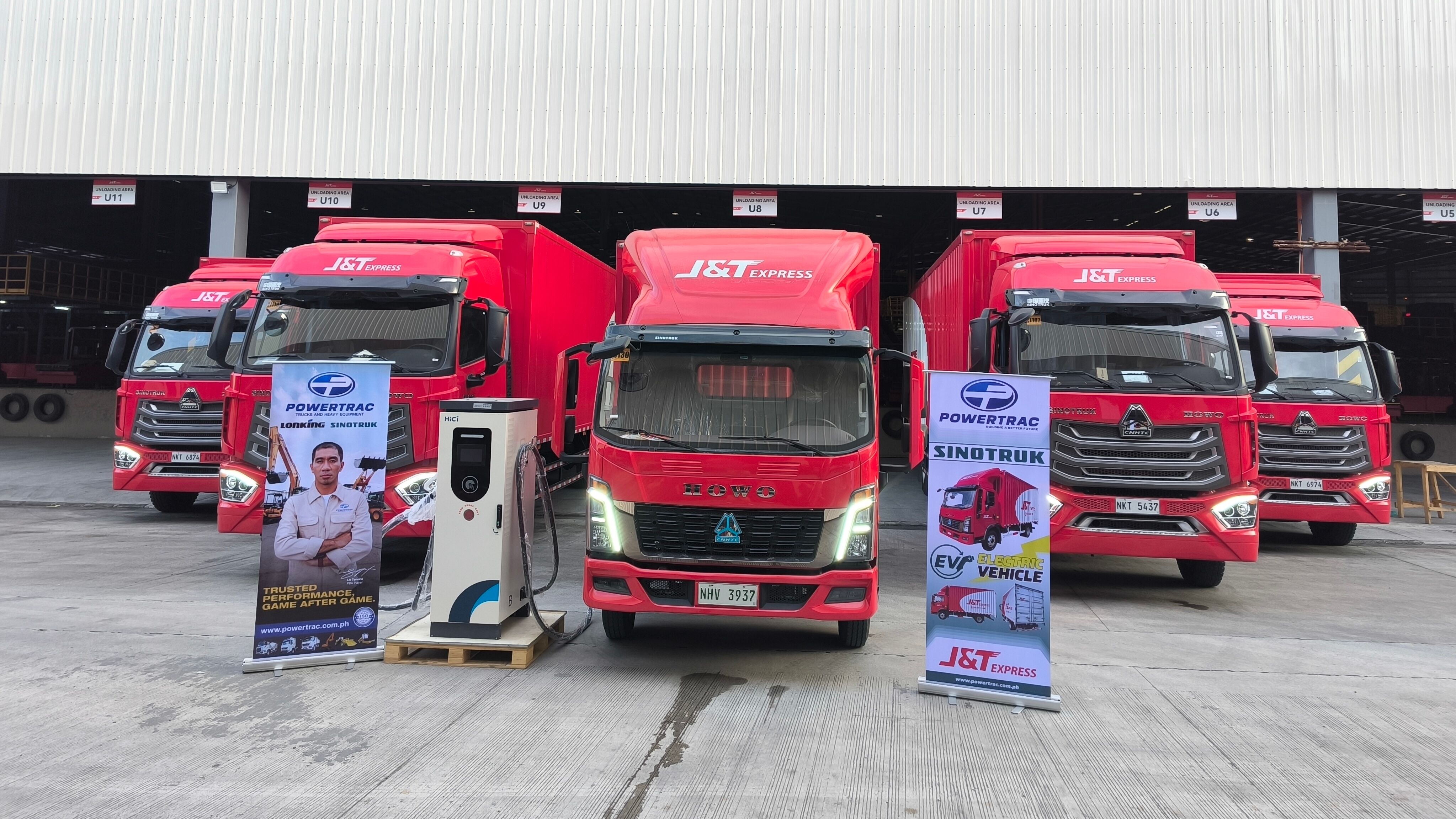 China National Heavy Duty Truck Group (CNHTC) successfully delivered electric trucks to J&T Express Philippines