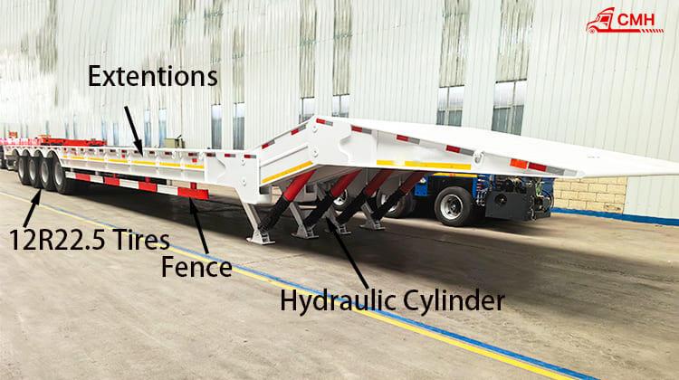 100T Removable Gooseneck Trailer