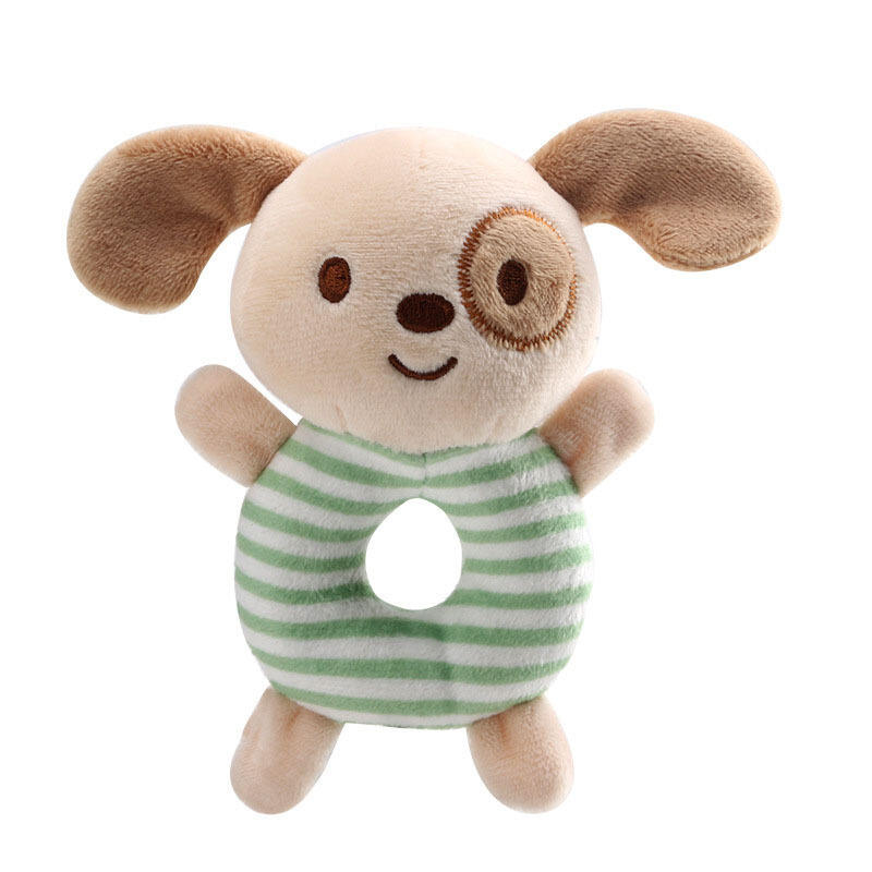Round Hand Rattle for Babies - Soft & Safe Infant Toy