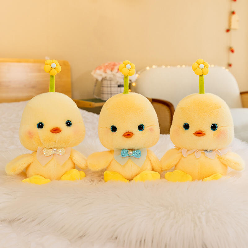 Yellow Duck Stuffed Plush Toy - Adorable Floppy Friend