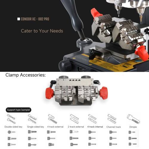 Máquina manual de corte de llaves Xhorse Condor XC-002 PRO