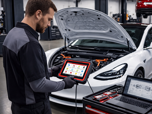 Herramienta de diagnóstico Tesla: Reparación de vehículos eléctricos