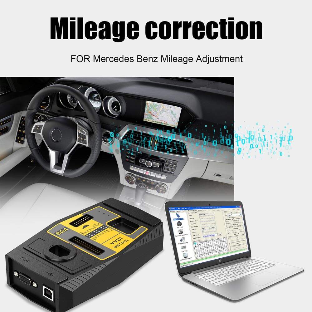 Herramienta original Xhorse VVDI MB BGA para programación de llaves de Mercedes-Benz (incluye cálculo de contraseña)