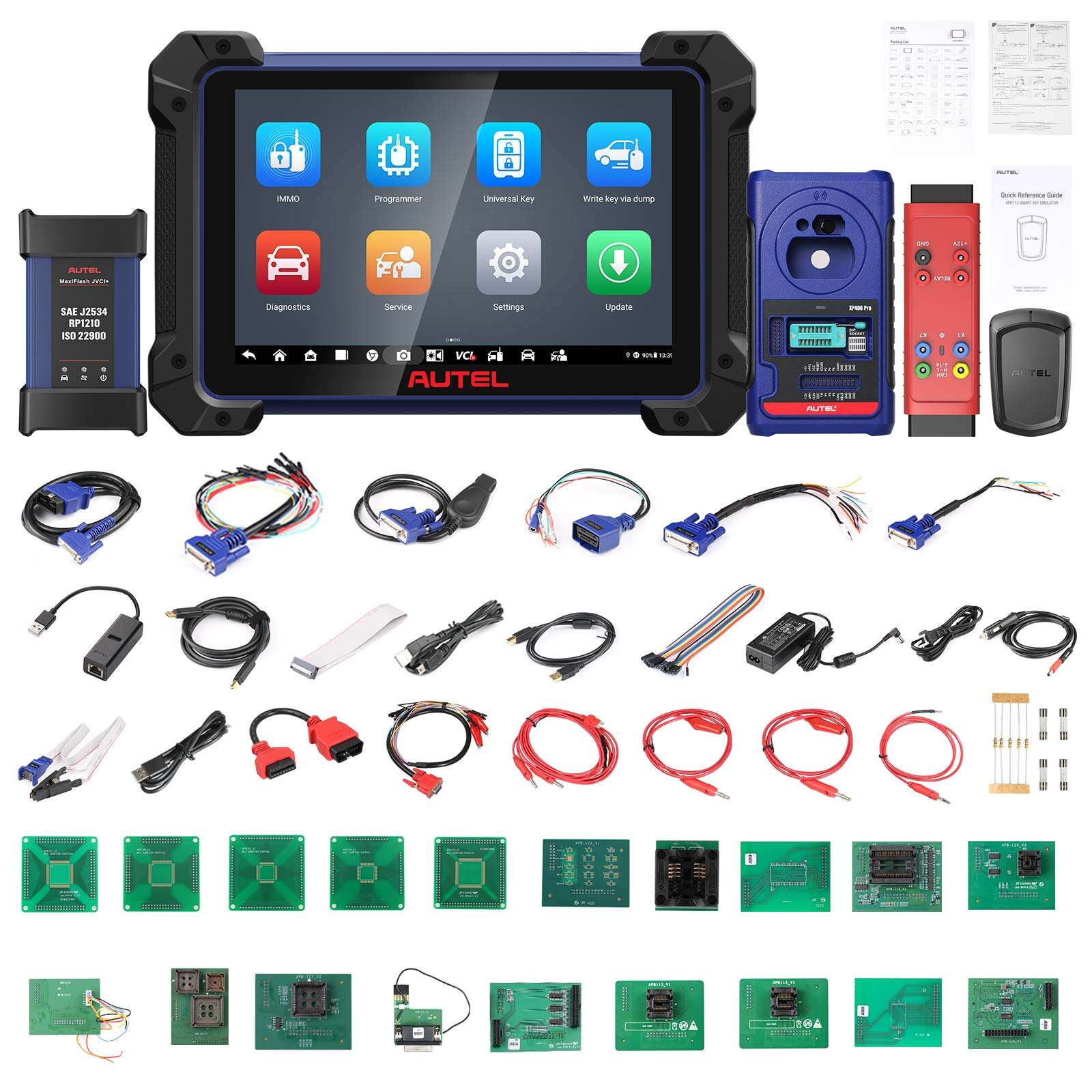 Herramienta de programación de llaves Autel MaxiIM IM608 PRO II (incluye IMKPA, G-Box3 y APB112 para pérdida total de llaves)