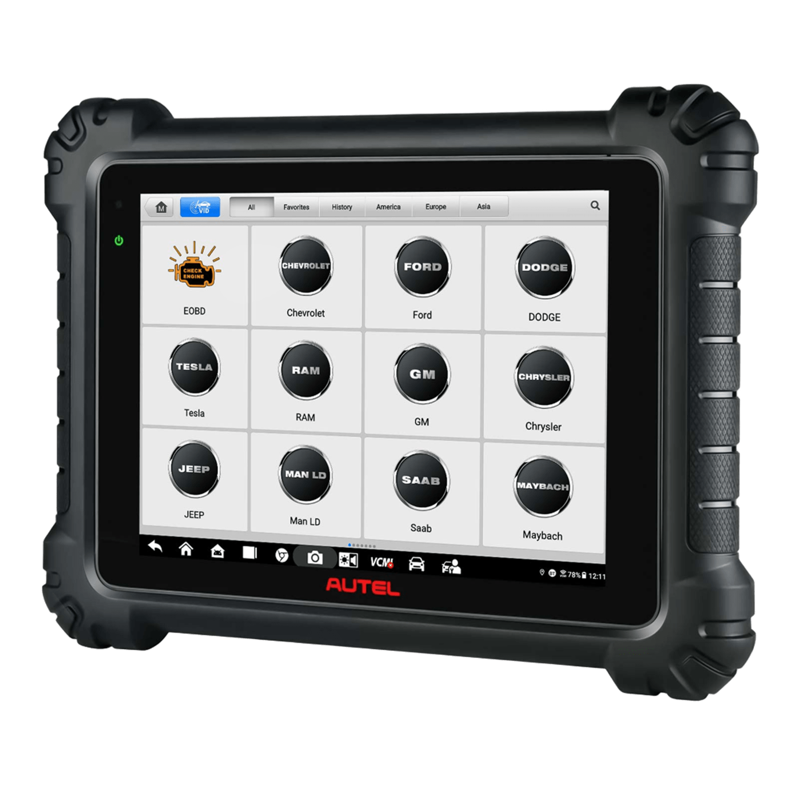 Equipo de diagnóstico automotriz Autel MaxiSys MS909 con VCI J2534 (mapeo de topología / CAN FD y DoIP)