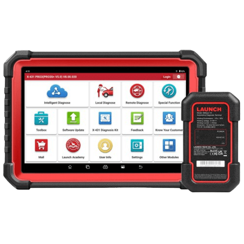 Escáner de diagnóstico bidireccional Launch X431 PRO3S+ V5.0 (mapa topológico / AutoAuth de FCA)