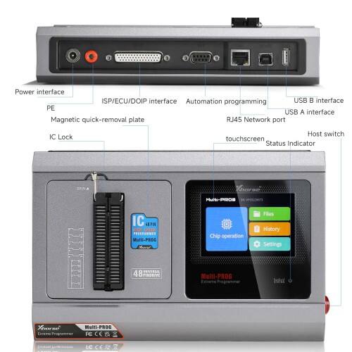 Actualización del programador de unidades de control electrónico y de transmisión (ECU y TCU) Xhorse Multi-Prog, versión VVDI