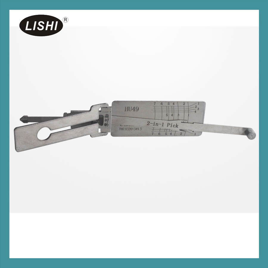Juego completo original Lishi de 2 en 1 para manipulación y descodificación de cerraduras (kit profesional de 77 piezas para cerrajeros, para todos los casos de pérdida de llaves)