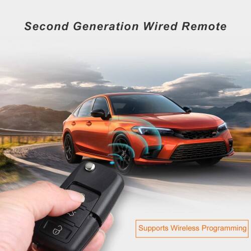 Mando a distancia plegable Xhorse para Volkswagen estilo B5 con 3 botones (sin chip) XKB520EN