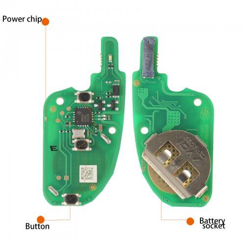 Mando a distancia súper remoto Xhorse para automóvil estilo DS con 3 botones XEDS01EN