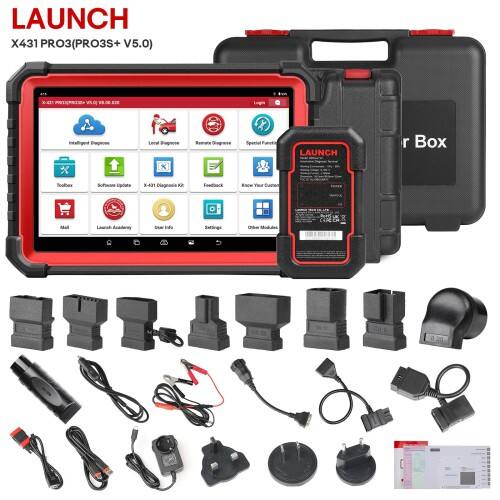 Escáner de diagnóstico bidireccional Launch X431 PRO3S+ V5.0 (mapa topológico / AutoAuth de FCA)