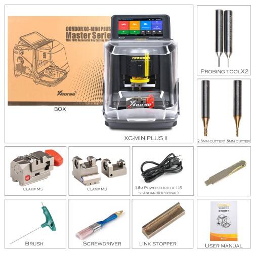 Máquina de corte de llaves para automóviles Xhorse Condor XC-MINI Plus II