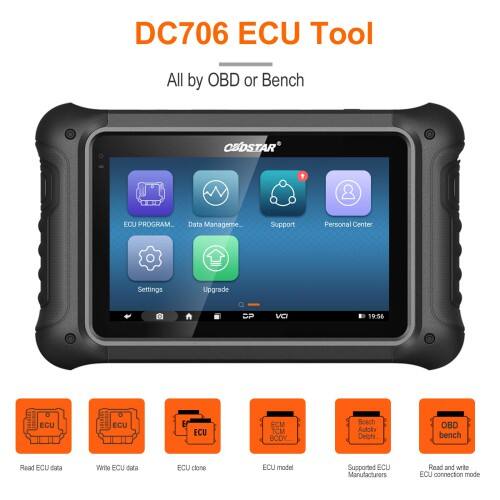 Herramienta OBDSTAR DC706 ECU