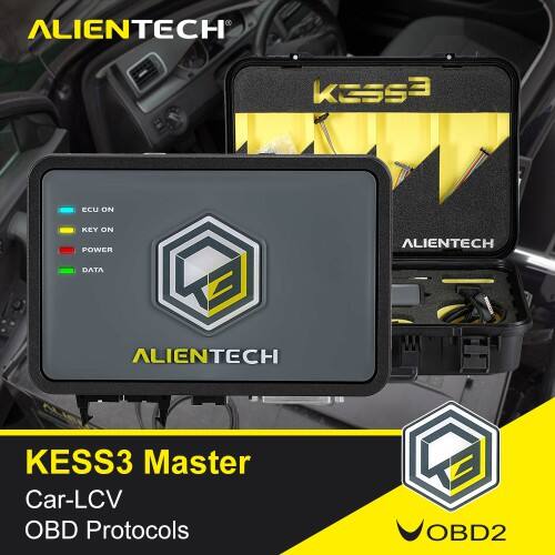 Programador maestro de ECU y TCU Alientech KESS3 (KESS V3) para diagnóstico por puerto OBD, bancada y modo boot
