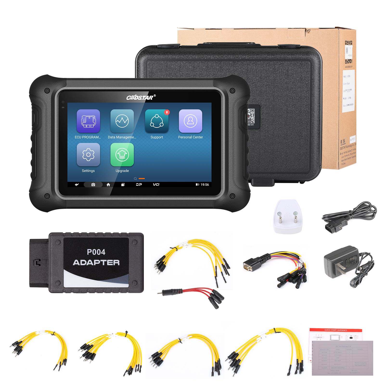 Programador de unidades de control electrónico (ECU) OBDSTAR DC706 de versión completa (clonación de módulos ECM/TCM/CARROCERÍA mediante conector OBD y modo BENCH)