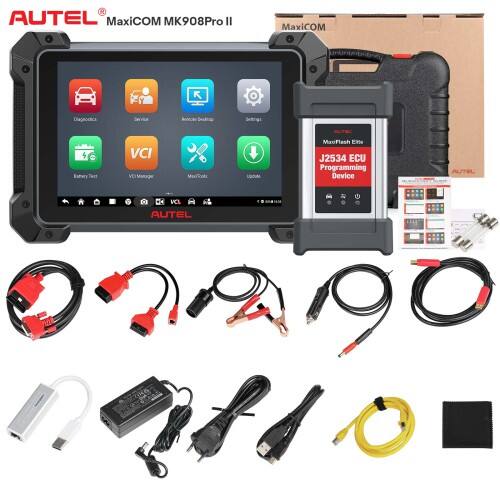 Tableta de diagnóstico automotriz Autel MaxiCOM MK908 PRO II
