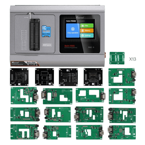 Programador multiplataforma Xhorse Multi-Prog para ECU y TCU de automóviles, con adaptador
