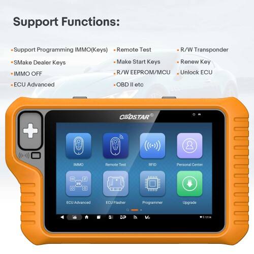 Herramienta de programación de llaves OBDSTAR X300 Classic G3