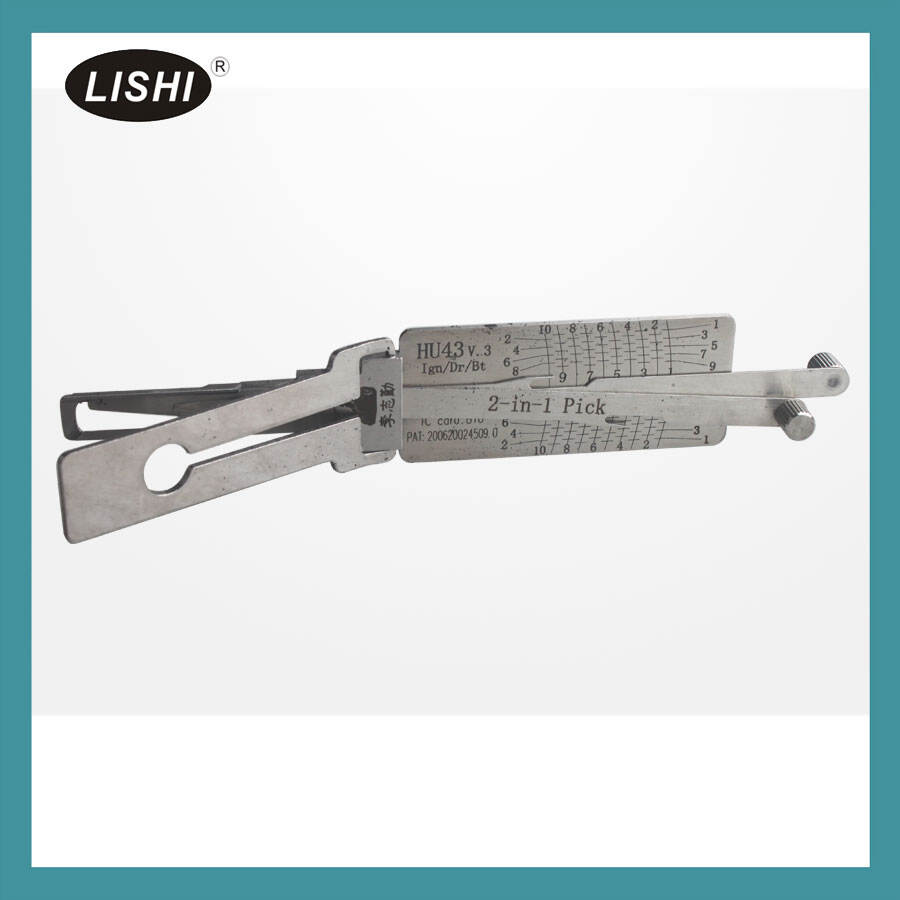 Juego completo original Lishi de 2 en 1 para manipulación y descodificación de cerraduras (kit profesional de 77 piezas para cerrajeros, para todos los casos de pérdida de llaves)