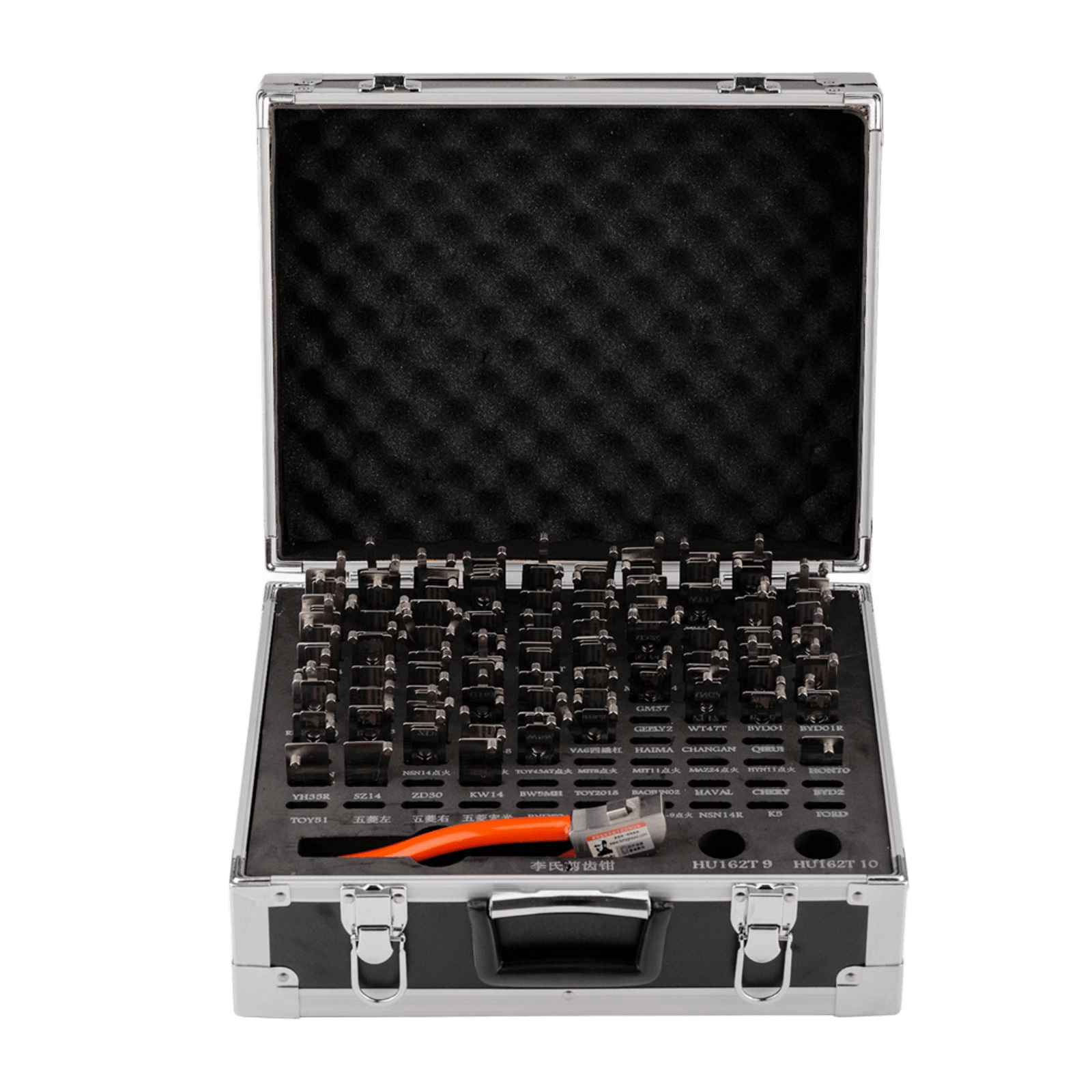 Juego completo original Lishi de 2 en 1 para manipulación y descodificación de cerraduras (kit profesional de 77 piezas para cerrajeros, para todos los casos de pérdida de llaves)