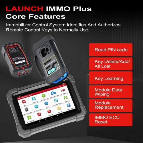 Programador de llaves automotrices LAUNCH X431 IMMO Plus