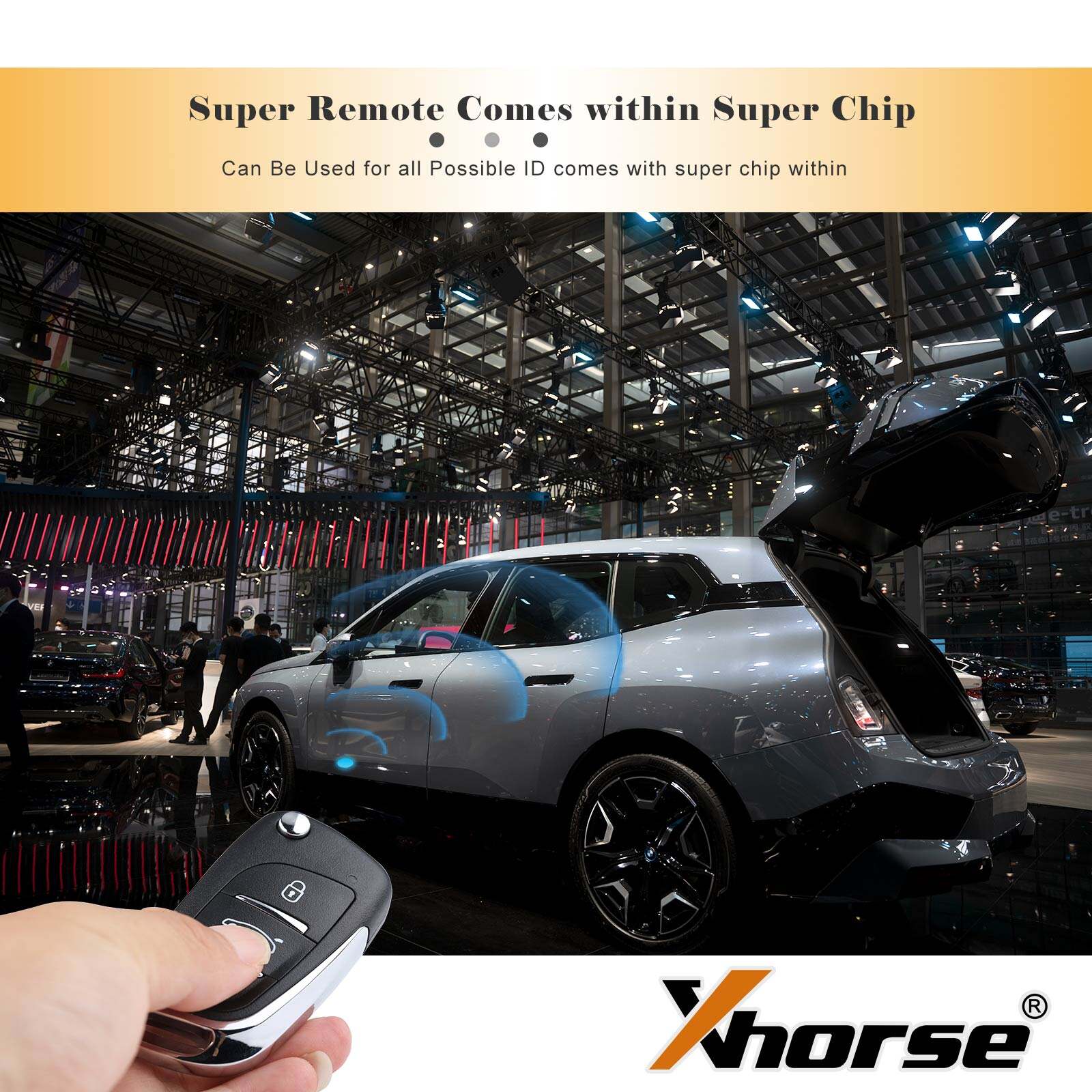 Mando a distancia súper remoto Xhorse para automóvil estilo DS con 3 botones XEDS01EN