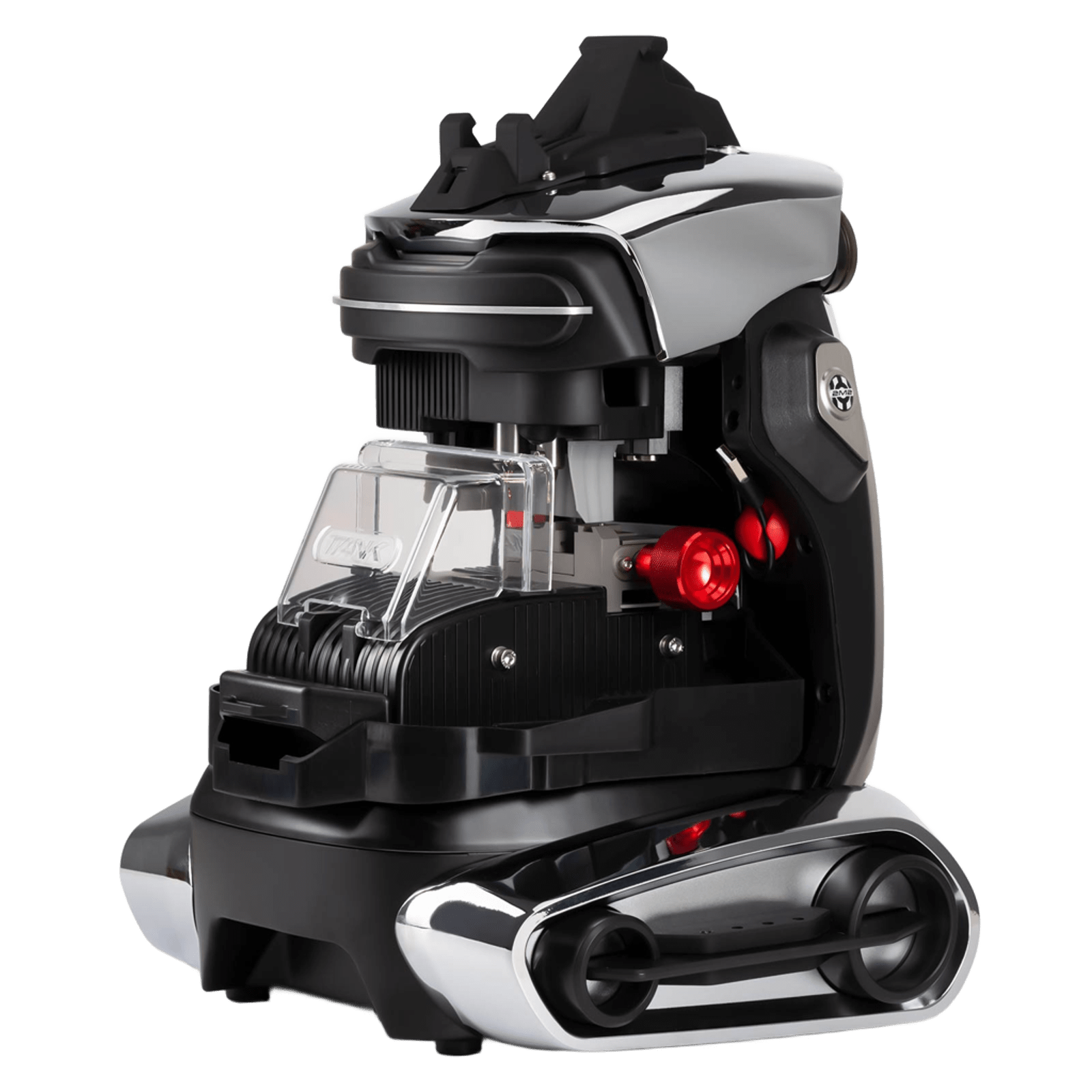 máquina portátil de corte de llaves CNC 2M2 TANK 2 Pro con batería de 8000 mAh y abrazadera FO21 Tibbe (control mediante aplicación)