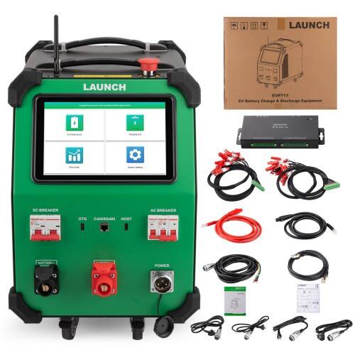 Cargador y descargador de módulos de paquete de batería para vehículos eléctricos Launch EVP711