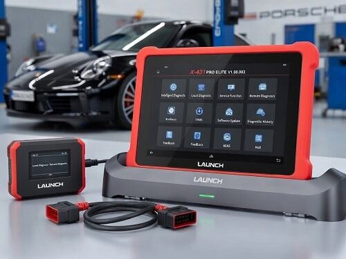 Herramienta de diagnóstico Porsche: Restablecimiento de las luces de servicio de aceite