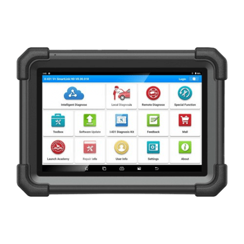 Herramienta de diagnóstico bidireccional para camiones pesados Launch X431 V+ SmartLink HD (regeneración de FAP / vehículos comerciales de 12 y 24 V)