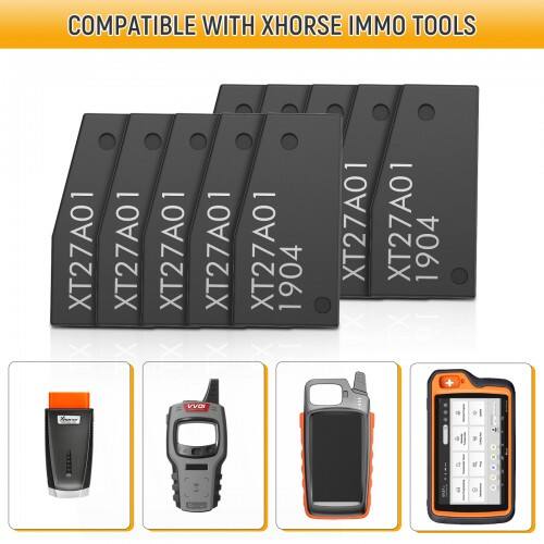Transpondedor Xhorse VVDI Super Chip (compatible con reescritura) para VVDI2/VVDI Mini Key Tool XT27A01/XT27A66