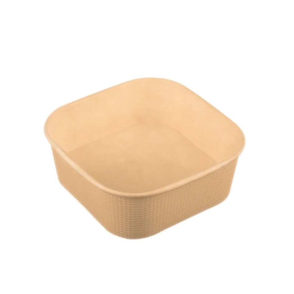 Wholesale Double Wall Square Paper Bowl