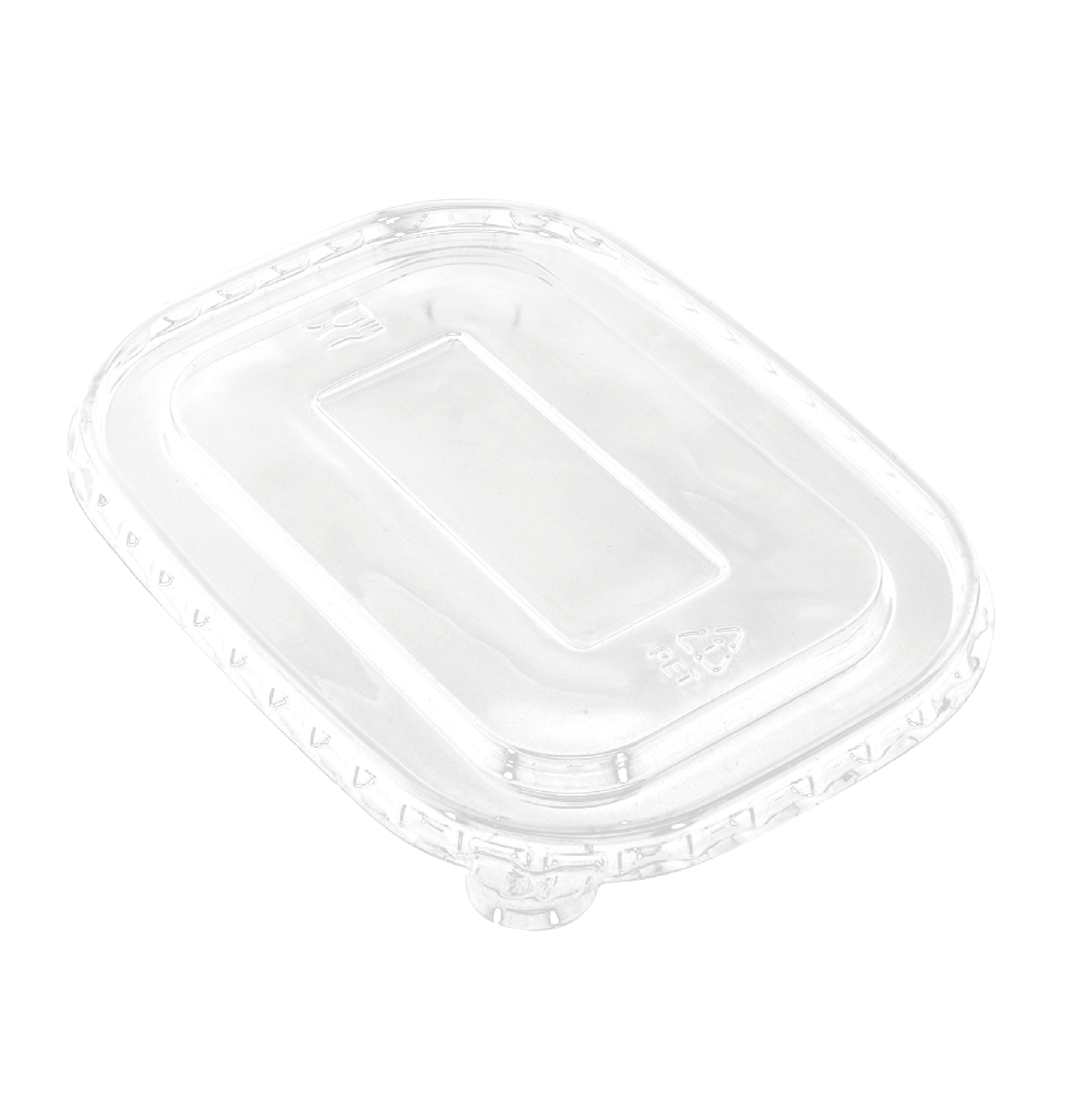 Fanpak PET/rPET Plastic Lid 