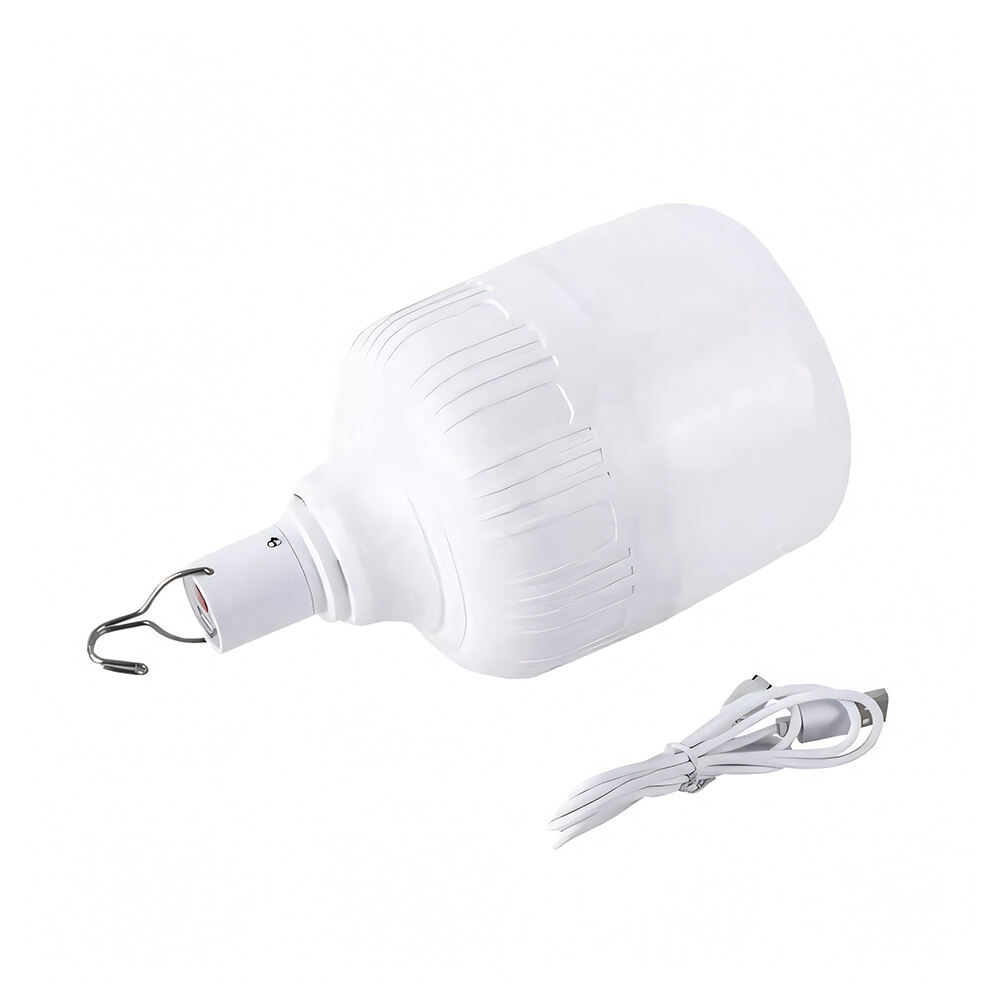 Altkvalita 10/20/30/40/50W Energiŝpara Subĉiela USB-Ŝargado Dimmable LED Ŝargeblaj Krizaj Bulboj