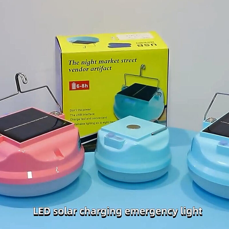 Lampu darurat pengisian surya LED