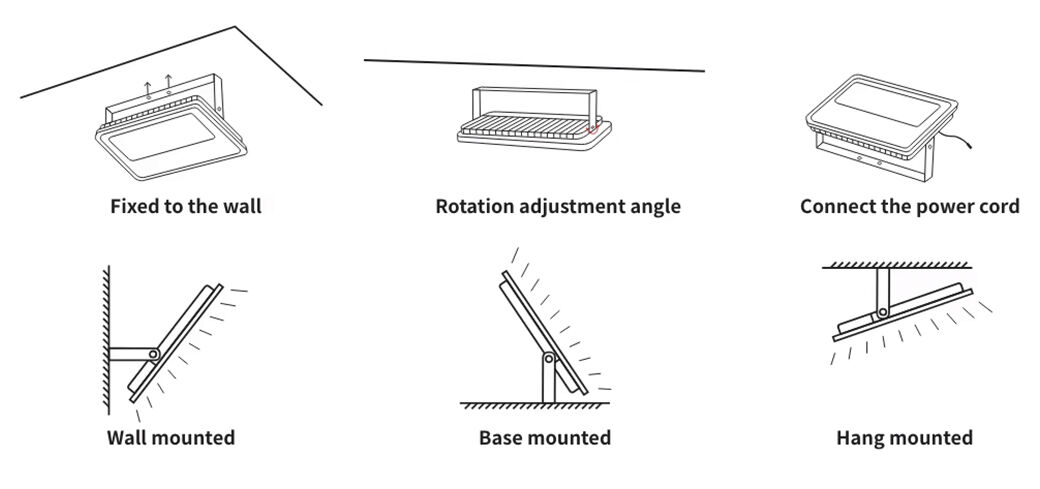 high quality led flood light 10w 20w 30w 50w 80w 100w 150w 200w 300w 400w 500w 600w stadium black ip65 waterproof outdoor led flood lights-4