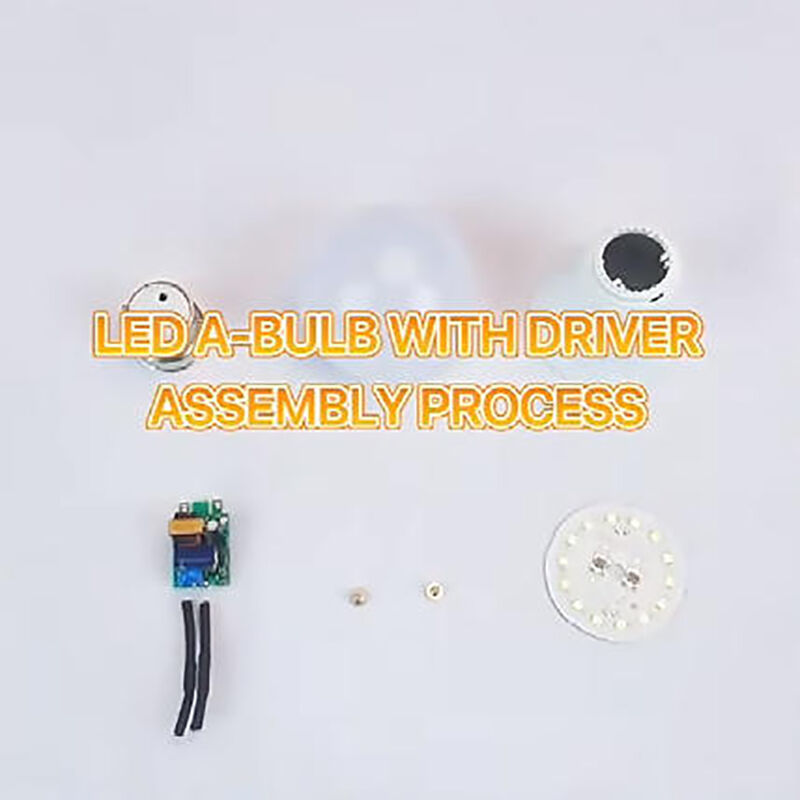 PROSES PERAKITAN LEDA-BULB DENGAN DRIVER